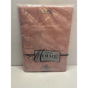 Town & Country Linen Moire Flannel Backed Vinyl Tablecloth 60 inch ROUND‎